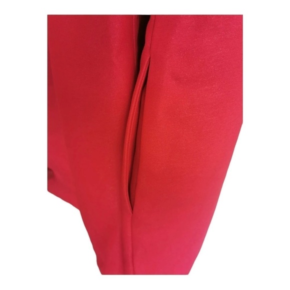 FREE PEOPLE x Revolve Bright Pink V Neck Satin Romper Size 6 NEW Barbie Core - Picture 8 of 9